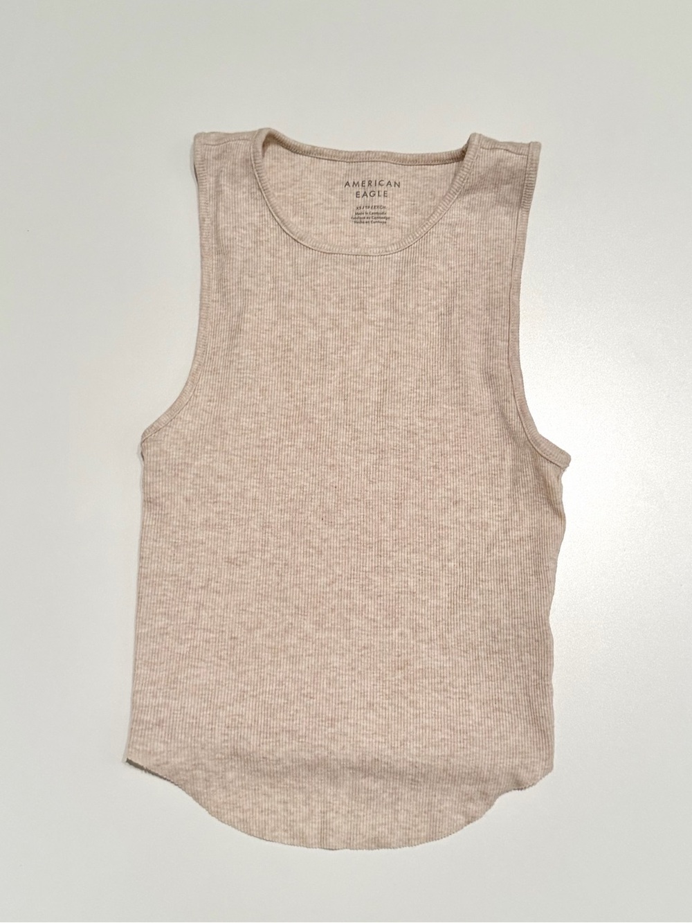 American eagle beige tank top